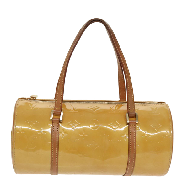 LOUIS VUITTON Monogram Vernis Bedford Hand Bag Beige M91006 LV Auth 99860 - Picture 13 of 16